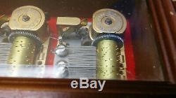 Vintage Romance wind up Disc Music Box Reuge 3 different song boxes