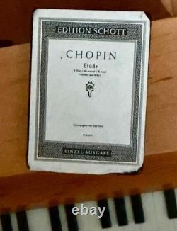 Vintage STEINBACH German CHOPIN NUTCRACKER Reuge Swiss MUSIC BOX Works