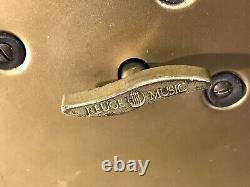 Vintage SWISS, Brass Cage Singing Automaton Birds Music Box, Key Wound