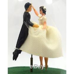 Vintage SWISS REUGE MUSIC BOX/DOME Rare! WEDDING MARCH Dancing Bride & Groom