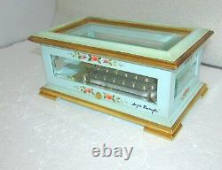 Vintage Sorrento Italy Reuge Hand Painted Music Box 72 Note Chopin Polonaise