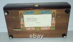 Vintage Swiss 3/72 Note Music Box The Thieving Magpie Rossini Cylinder LOVELY