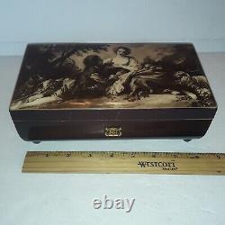 Vintage Swiss 3/72 Note Music Box The Thieving Magpie Rossini Cylinder LOVELY