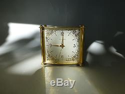 Vintage Swiss Bucherer Reuge Music Box 8 Day Musical Alarm Clock (watch Video)