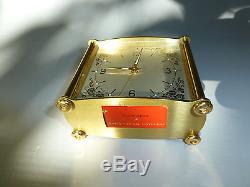 Vintage Swiss Bucherer Reuge Music Box 8 Day Musical Alarm Clock (watch Video)