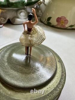 Vintage Swiss Cody Reuge Dancing Ballerina Music Box