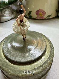 Vintage Swiss Cody Reuge Dancing Ballerina Music Box