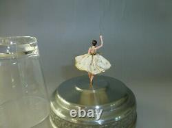 Vintage Swiss Cody Reuge Dancing Ballerina Music Box Serviced (watch Video)