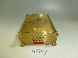 Vintage Swiss Imhof Reuge Music Box 8 Day Musical Alarm Clock (watch The Video)