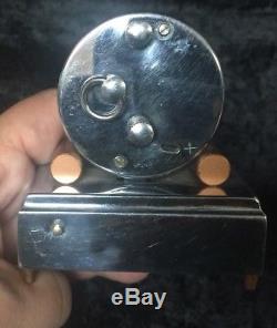 Vintage Swiss Made Music Alarm Clock Reuge Music Box Plays Art Deco Style
