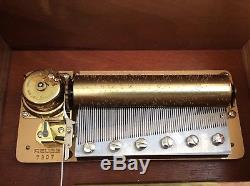 Vintage Swiss Music Box Reuge 72 Note 3 Parts/airs. Good Condition, Excellent