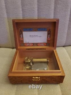 Vintage Swiss REUGE 2/36 Music Box Thuya Burl Wood