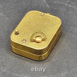 Vintage Swiss Regue Ste Croix Music Box Key Chain Pendant