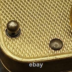 Vintage Swiss Regue Ste Croix Music Box Key Chain Pendant