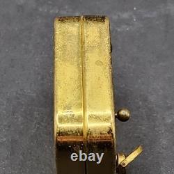 Vintage Swiss Regue Ste Croix Music Box Key Chain Pendant