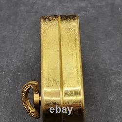 Vintage Swiss Regue Ste Croix Music Box Key Chain Pendant