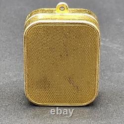 Vintage Swiss Regue Ste Croix Music Box Key Chain Pendant