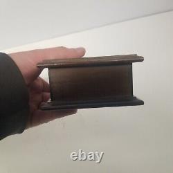Vintage Swiss Reuge 3 Comb Beatles 3 Song Music Box, Nice Shape, Tested Works