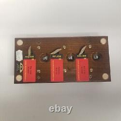 Vintage Swiss Reuge 3 Comb Beatles 3 Song Music Box, Nice Shape, Tested Works