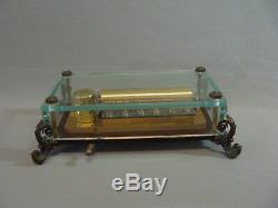 Vintage Swiss Reuge 72 Tone Music Box & Glass Case plays Paganini by Rachmaninov