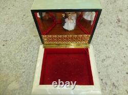 Vintage Swiss Reuge Couple Dancing Ballerina Musical Jewelry Box Automaton Vintage Swiss Reuge Couple Dancing Ballerina Musical Jewelry Box Automaton