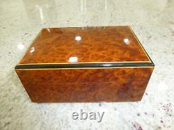 Vintage Swiss Reuge Couple Dancing Ballerina Musical Jewelry Box Automaton