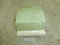 Vintage Swiss Reuge Couple Dancing Ballerina Musical Jewelry Box Automaton