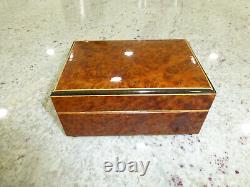 Vintage Swiss Reuge Couple Dancing Ballerina Musical Jewelry Box Automaton