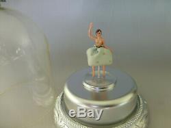 Vintage Swiss Reuge Dancing Ballerina Automaton Music Box (watch The Video)