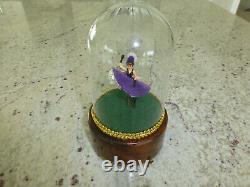 Vintage Swiss Reuge Dancing Ballerina French Cancan Music Box