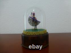 Vintage Swiss Reuge Dancing Ballerina French Cancan Music Box