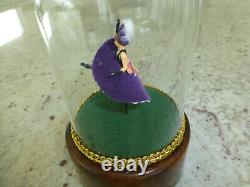Vintage Swiss Reuge Dancing Ballerina French Cancan Music Box