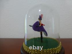 Vintage Swiss Reuge Dancing Ballerina French Cancan Music Box