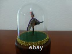 Vintage Swiss Reuge Dancing Ballerina French Cancan Music Box