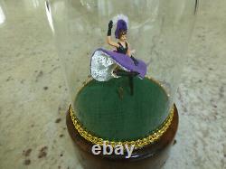 Vintage Swiss Reuge Dancing Ballerina French Cancan Music Box