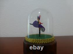 Vintage Swiss Reuge Dancing Ballerina French Cancan Music Box