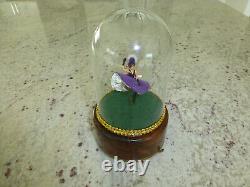 Vintage Swiss Reuge Dancing Ballerina French Cancan Music Box