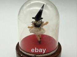 Vintage Swiss Reuge Dancing Ballerina Music Box Automaton