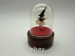 Vintage Swiss Reuge Dancing Ballerina Music Box Automaton
