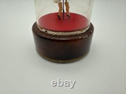 Vintage Swiss Reuge Dancing Ballerina Music Box Automaton