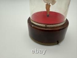 Vintage Swiss Reuge Dancing Ballerina Music Box Automaton
