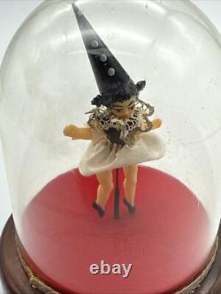 Vintage Swiss Reuge Dancing Ballerina Music Box Automaton