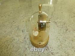 Vintage Swiss Reuge Dancing Ballerina Music Box Automaton German Alarm Clock
