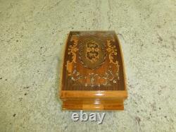 Vintage Swiss Reuge Dancing Ballerina Music Box Automaton Storage Case