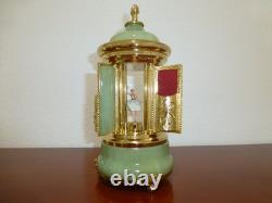 Vintage Swiss Reuge Dancing Ballerina Music Box Carousel Items Holder