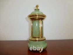 Vintage Swiss Reuge Dancing Ballerina Music Box Carousel Items Holder