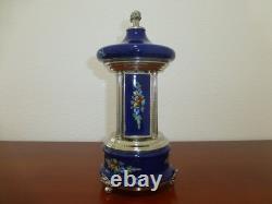 Vintage Swiss Reuge Dancing Ballerina Music Box Carousel Lipstick (Watch Video)