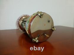 Vintage Swiss Reuge Dancing Ballerina Music Box Carousel Porcelain Items Holder