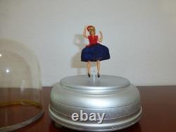 Vintage Swiss Reuge Dancing Ballerina Music Box Large Size (Watch The Video)