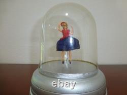 Vintage Swiss Reuge Dancing Ballerina Music Box Large Size (Watch The Video)